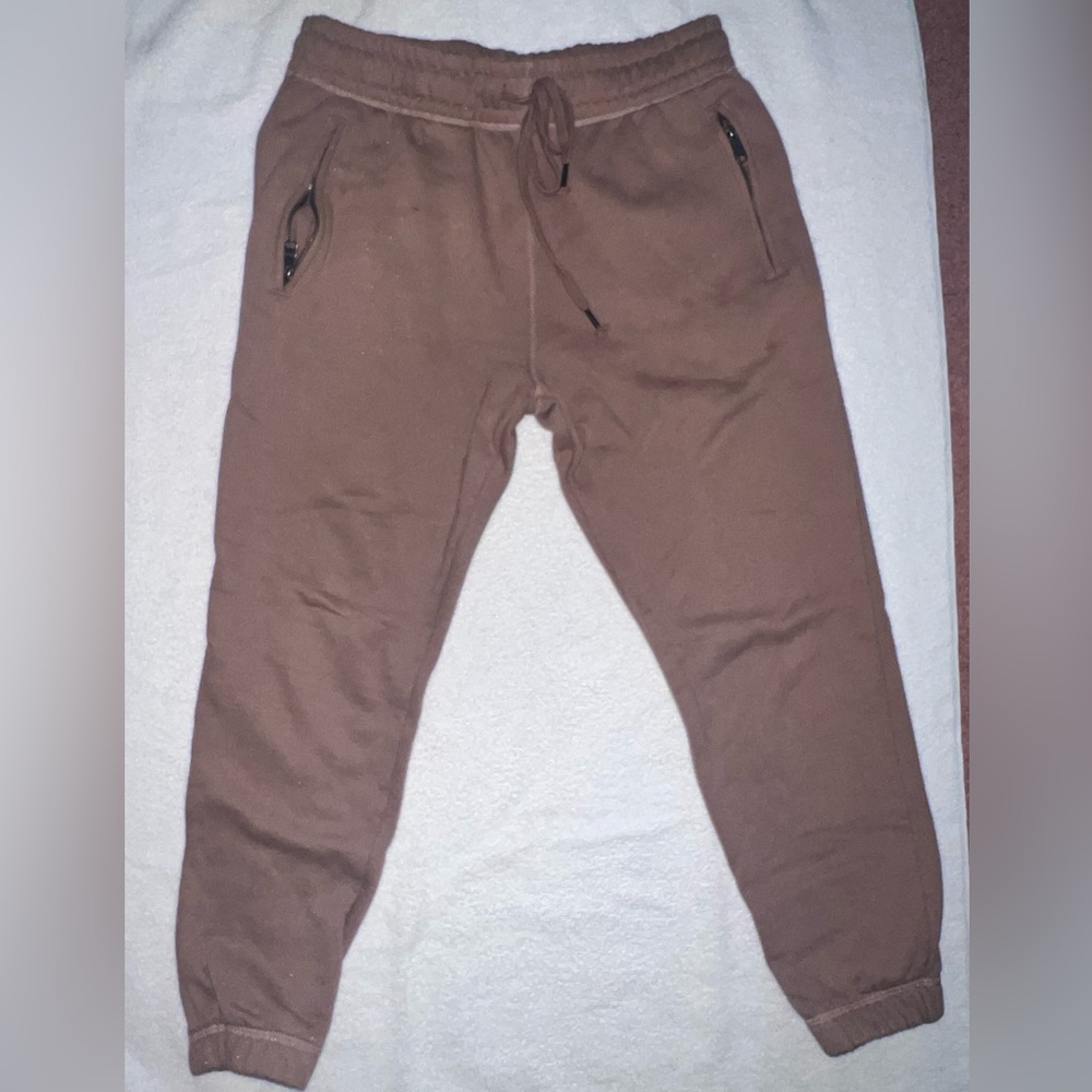 Brown Mason Article Fleece Joggers